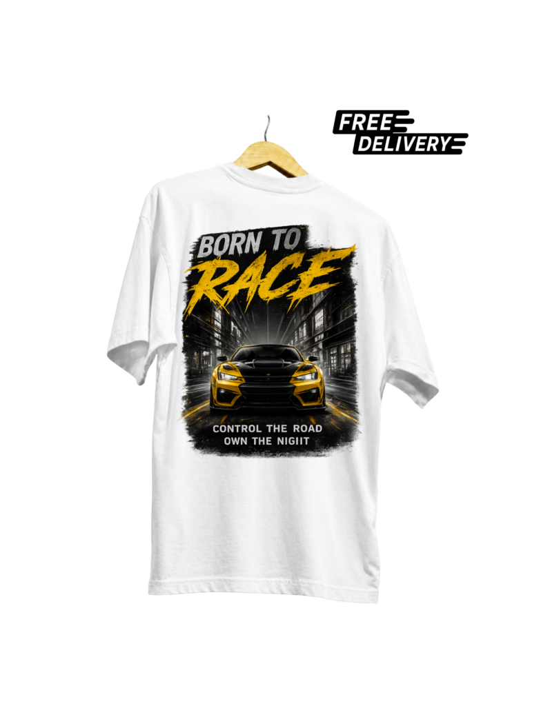 Born To Race Car Racing Graphic T-Shirt for Men | Street Racing Tee