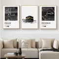 Decoration home decoration item 3 pcs iSLAMIC fRAME board wall decor