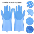 Silicon Washing Gloves High Quality Big Size - Household Accessory Designed For Cleaning And Washing