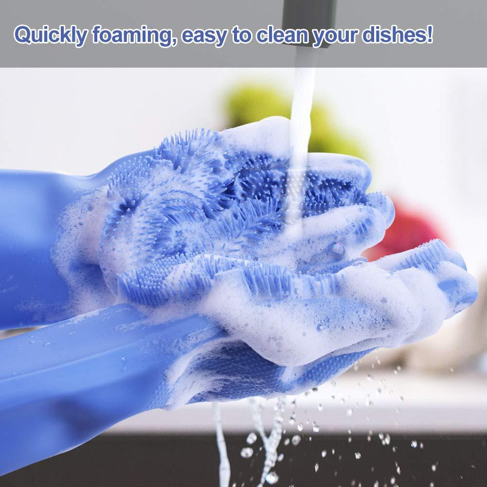 Silicon Washing Gloves High Quality Big Size - Household Accessory Designed For Cleaning And Washing