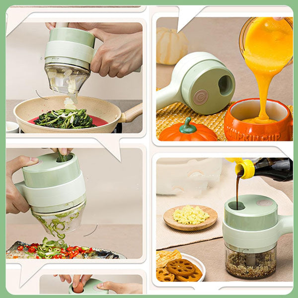 Vegetable Cutter Electric Handheld Slicer Multifunctional Food Chopper