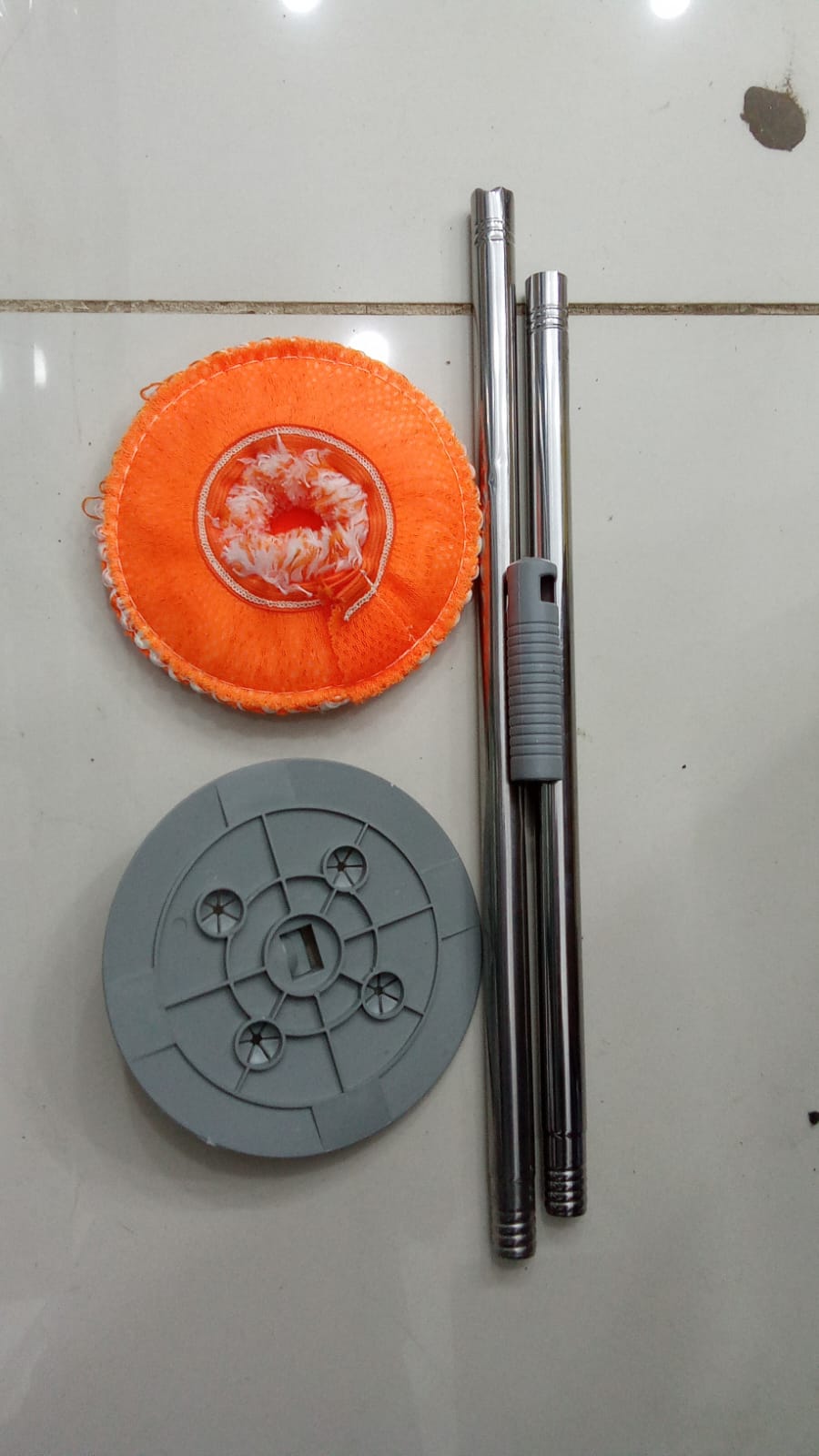 Extendable Telescopic Mop With Detachable Microfiber Cloth