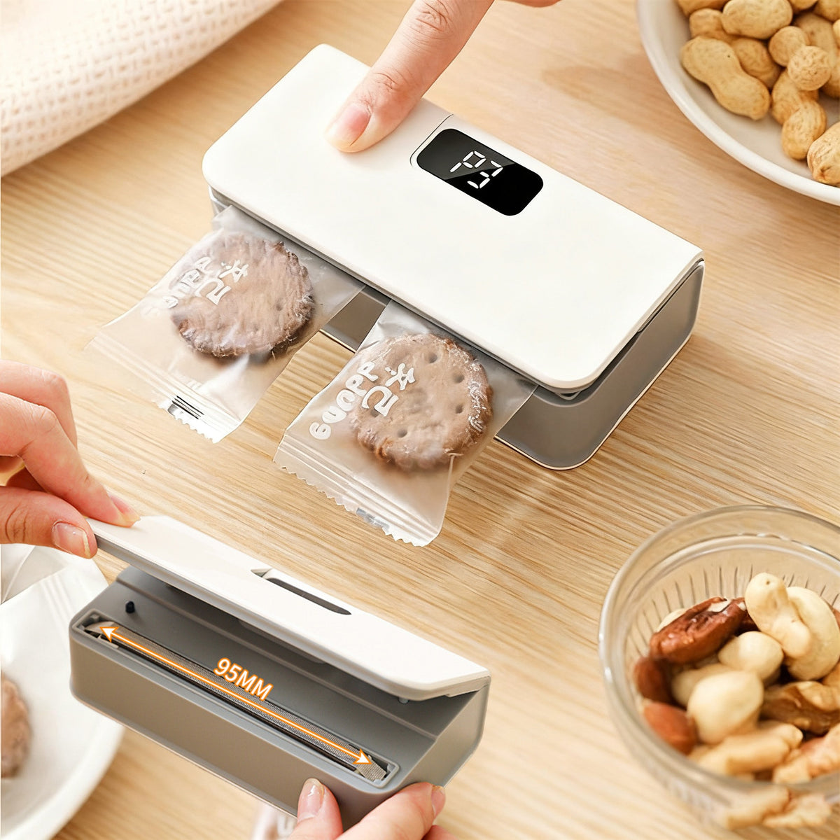 Smart Sealer - Quick Easy Bag Sealing Lightweight Portable